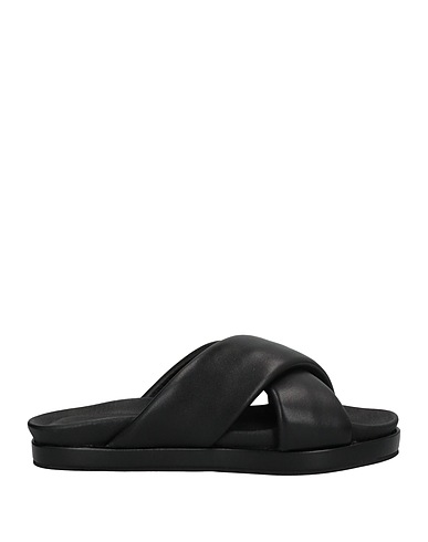 HABILLÉ Sandals Black Leather