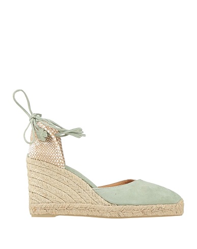 CASTAÑER Espadrilles Sage green Leather