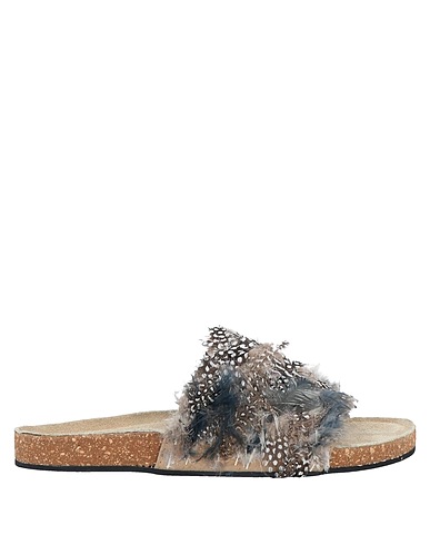 STRATEGIA Sandals Taupe Textile fibres