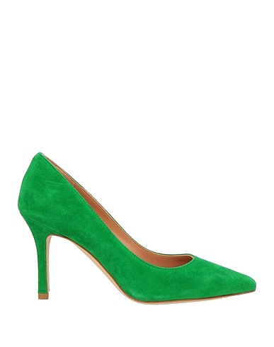 J|D JULIE DEE Court Emerald green Leather