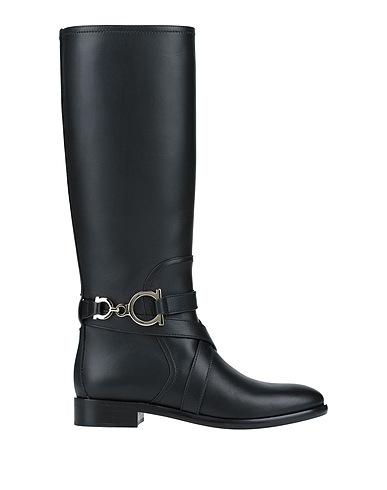 FERRAGAMO Boots Black Calfskin