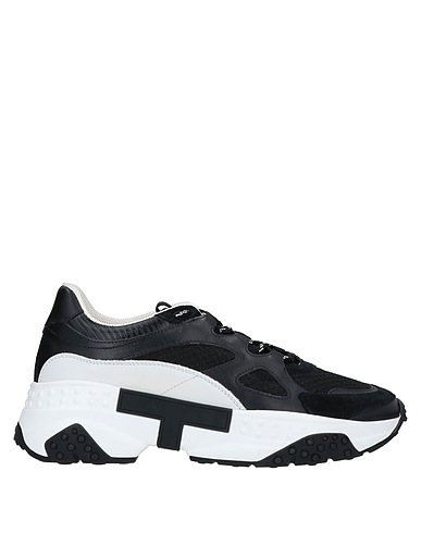 TOD'S Sneakers Black Textile fibers, Leather