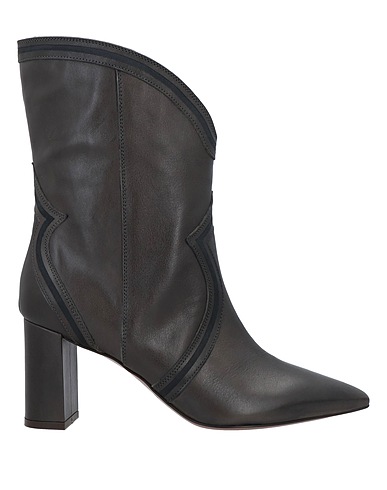 L' AUTRE CHOSE Ankle boot Charcoal Leather