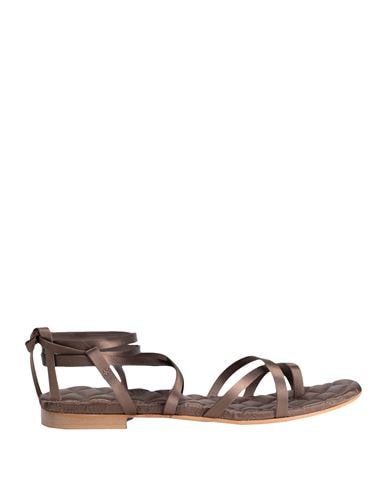 8 By Yoox Toe Strap Sandals In Brown