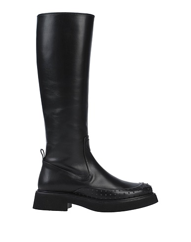 TOD'S Stiefel Schwarz Leder
