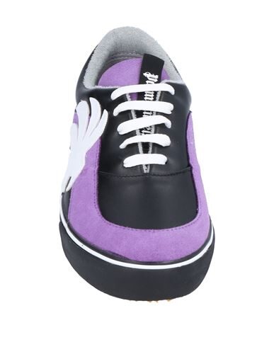 Palm Angels Vulc Palm Low Sneakers Pmia047e20lea002 In Purple