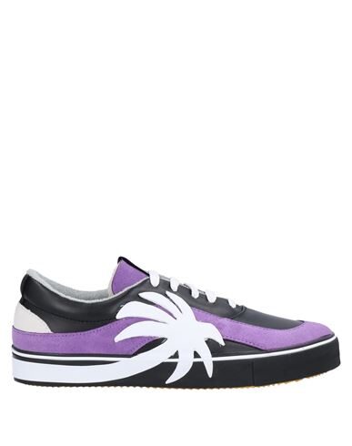 Palm Angels Vulc Palm Low Sneakers Pmia047e20lea002 In Purple
