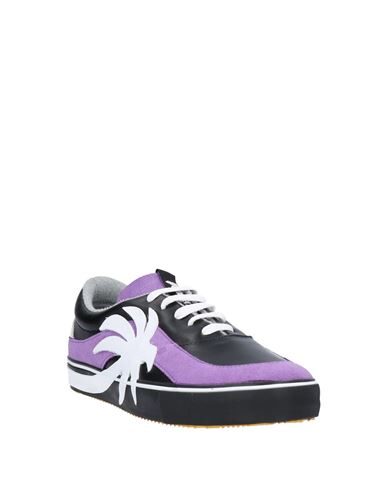 Palm Angels Vulc Palm Low Sneakers Pmia047e20lea002 In Purple
