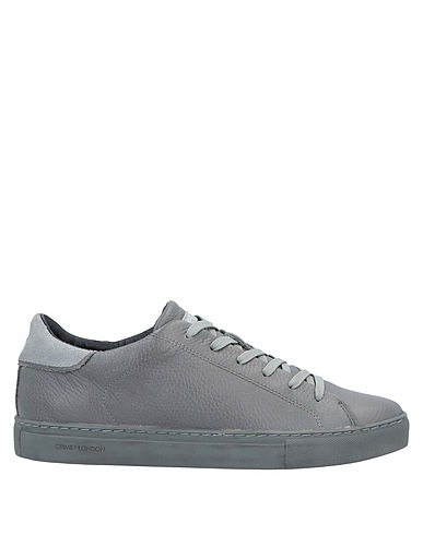 CRIME London Sneakers Piombo Pelle