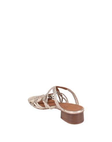 Shop See By Chloé Woman Sandals Platinum Size 7 Soft Leather, Textile Fibers In Grey