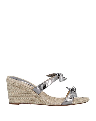 ALEXANDRE BIRMAN Sandals Silver Soft Leather