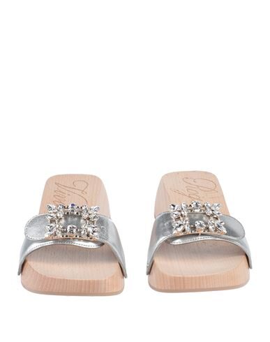 Roger Vivier Mules In Silver