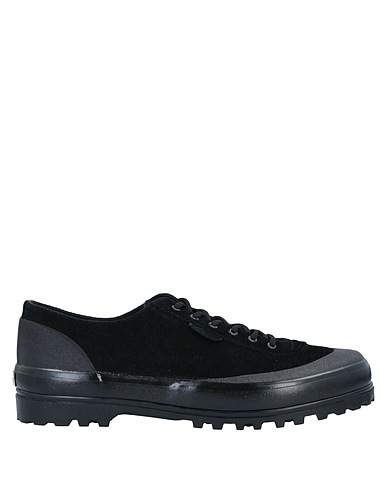 PAURA x SUPERGA Sneakers Black Leather, Other Fibres