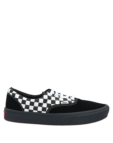 VANS Sneakers Black Soft Leather, Textile fibres