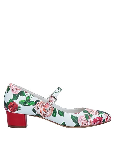DOLCE&GABBANA Scarpe  eleganti Bianco 90% Pelle di agnello, 10% Pelle di capra