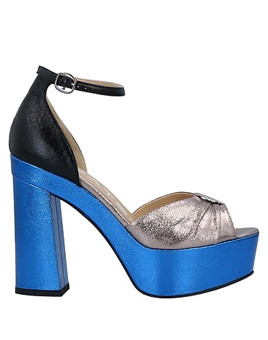 STRATEGIA Sandals Silver Soft Leather