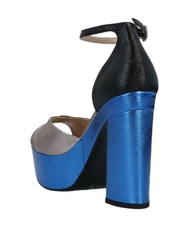 Shop Strategia Woman Sandals Silver Size 6 Soft Leather