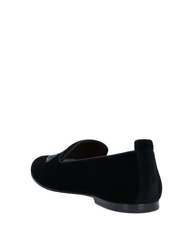 Dolce & Gabbana Dg Cotton Velvet Loafers In Black