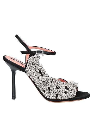 ROCHAS Sandals Black Textile fibers