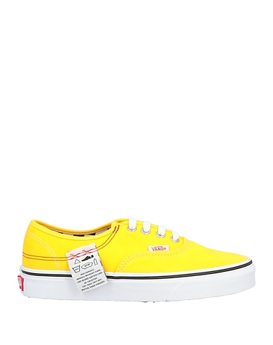VANS スニーカー イエロー 紡績繊維