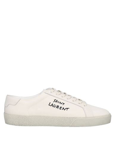 SAINT LAURENT SAINT LAURENT WOMAN trainers BEIGE SIZE 6 SOFT LEATHER, TEXTILE FIBERS,17022484PJ 9