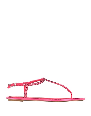 RENE' CAOVILLA Flip flops Fuchsia Textile fibers