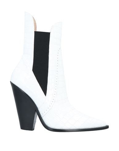 Cesare Paciotti Ankle Boots In White