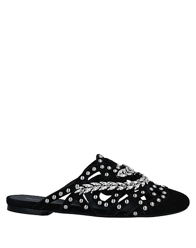 ERMANNO SCERVINO Mules and clogs Black Leather