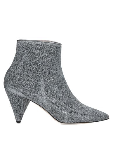 Polly Plume Ankle Boots In Silver