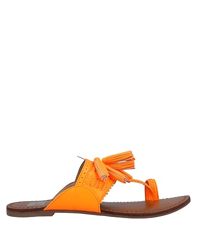 BIBI LOU Flip flops Orange Textile fibres