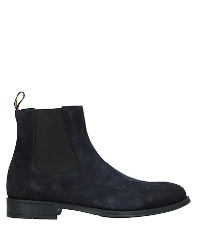 DOUCAL'S Ankle boot Midnight blue Soft Leather