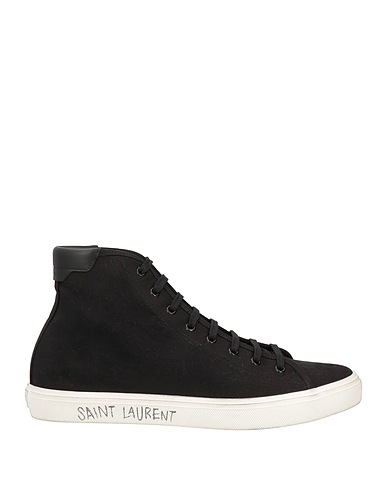 SAINT LAURENT Sneakers Black Textile fibres, Leather