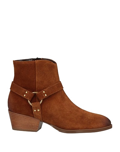 LORENZO MARI Ankle boot Camel Leather