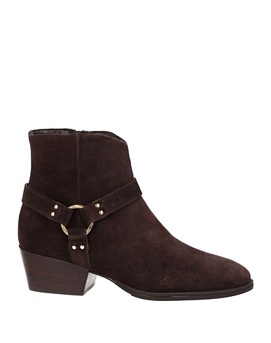 LORENZO MARI Ankle boot Dark brown Leather