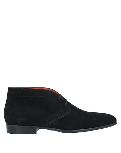 SANTONI Ankle boot Black Leather
