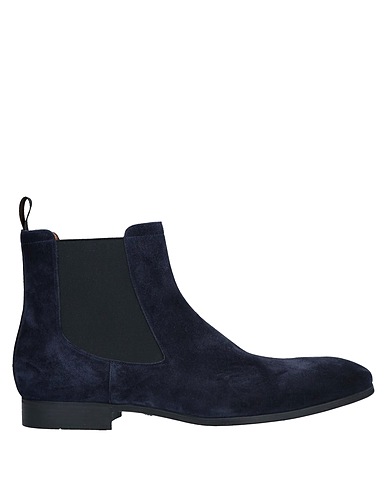 SANTONI Ankle boot Midnight blue Leather