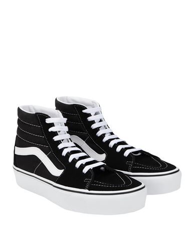 Shop Vans Ua Sk8-hi Platform 2.0 Woman Sneakers Black Size 8 Textile Fibers, Leather