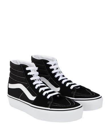 Shop Vans Ua Sk8-hi Platform 2.0 Woman Sneakers Black Size 8 Textile Fibers