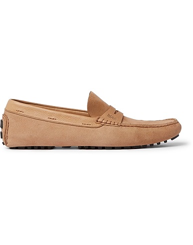BOSS HUGO BOSS Loafers Camel Leather