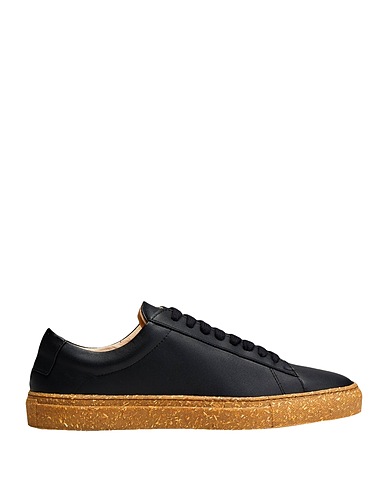 8 by YOOX Sneakers RECYCLED UNISEX SNEAKER
 Black 100% Recycled leather