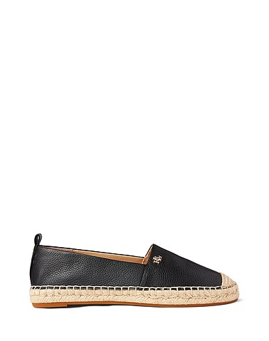 LAUREN RALPH LAUREN Espadrilles Black Leather
