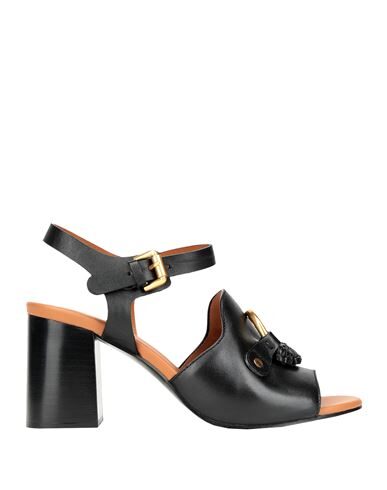 SEE BY CHLOÉ SEE BY CHLOÉ HANA WOMAN SANDALS BLACK SIZE 8 CALFSKIN,17027559DE 9