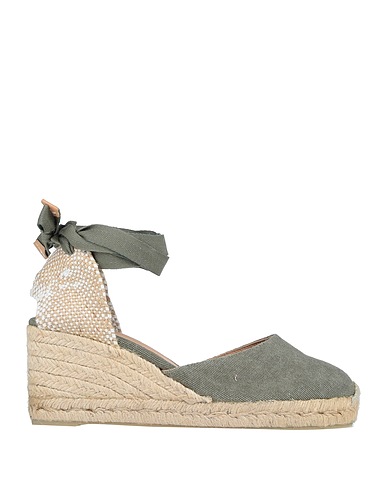 CASTAÑER Espadrilles Military green Textile fibres