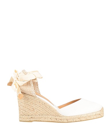 CASTAÑER Espadrilles White Textile fibres