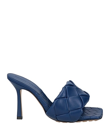BOTTEGA VENETA Sandals Navy blue Soft Leather