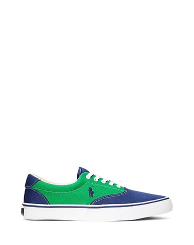 ralph lauren thorton canvas trainers