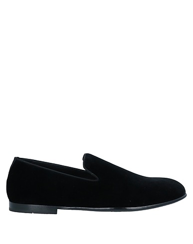 DOLCE&GABBANA Loafers Black 51% Viscose, 42% Cotton, 7% Silk
