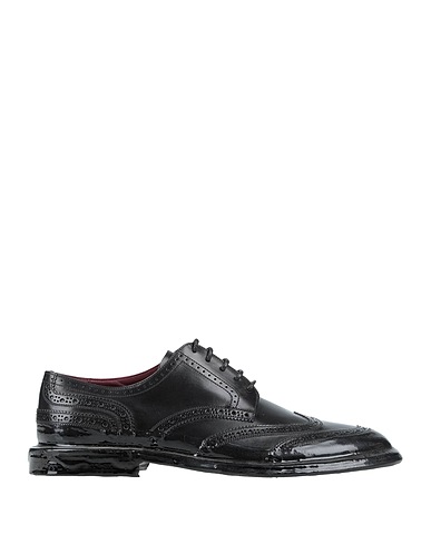 DOLCE&GABBANA Laced shoes Black 100% Calfskin