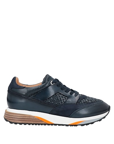 SANTONI Sneakers Midnight blue Leather