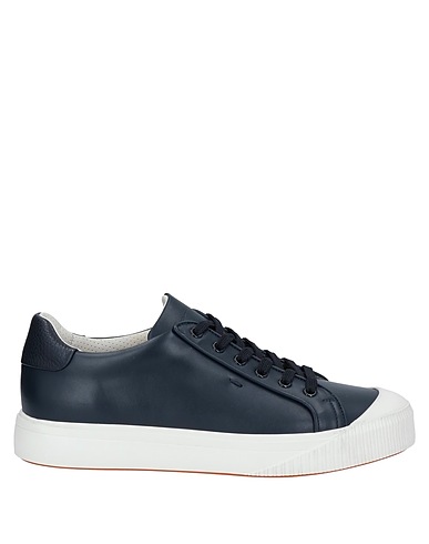 SANTONI Sneakers Nachtblau Leder